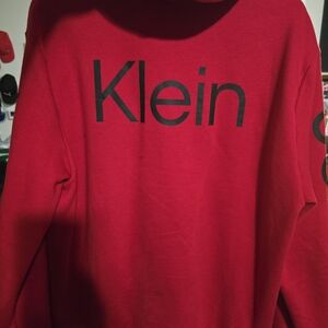 Calvin Klein Jeans Red Sweatshirt